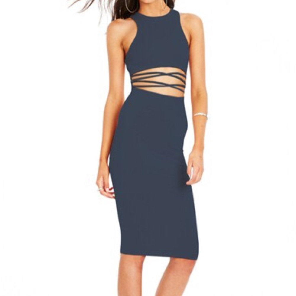 Nookie Mi Amore Hi Neck Shift Dress M